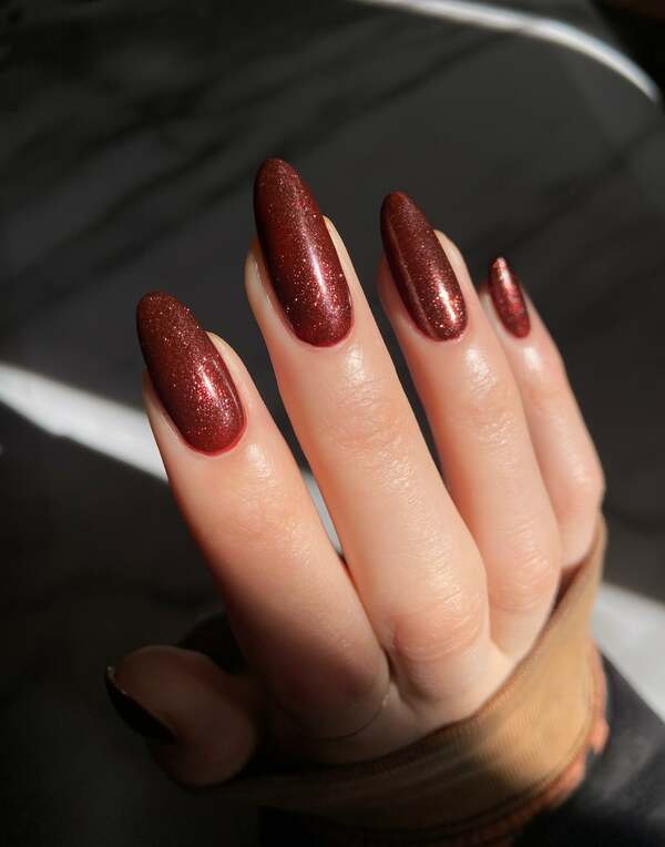 Nail polish swatch / manicure of shade Death Valley Nails The Sultan of Strange