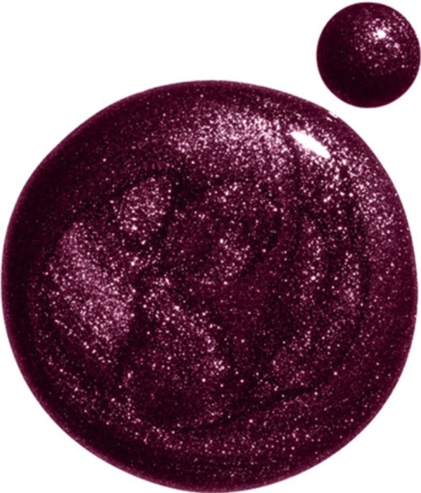 Nail polish swatch / manicure of shade Sinful Colors Black Cherry