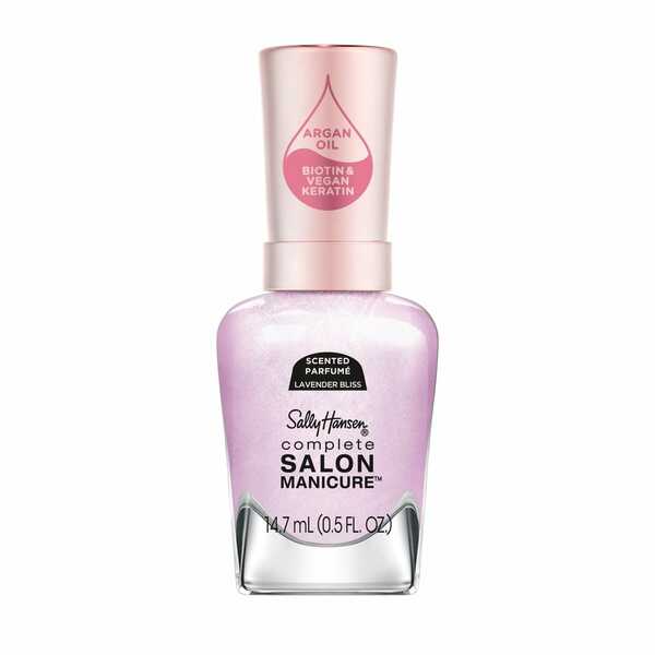 Nail polish swatch / manicure of shade Sally Hansen Color Therapy Lavish in Lavender