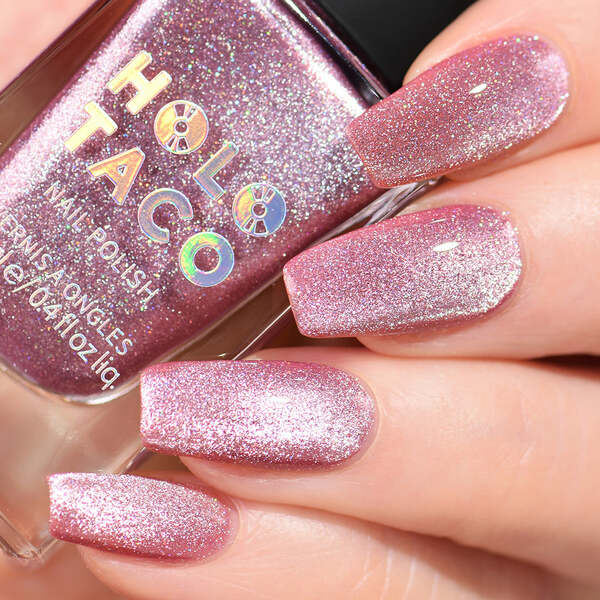 Nail polish swatch / manicure of shade Holo Taco Pretty Privilege