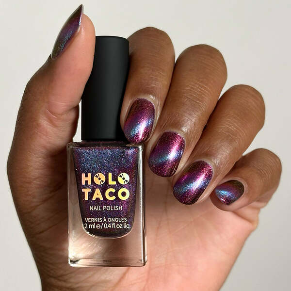 Nail polish swatch / manicure of shade Holo Taco Playing The Field