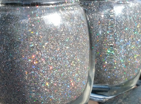 Nail polish swatch / manicure of shade Disturbed Potions Iris Goddess of Rainbows