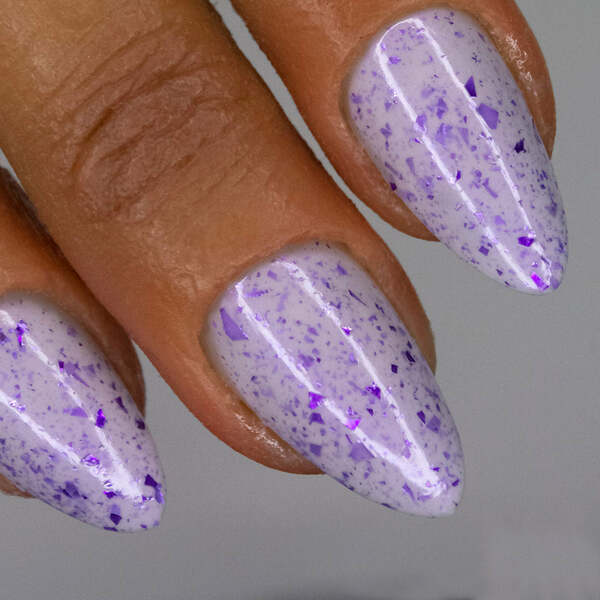 Nail polish swatch / manicure of shade Nevermind Apothecary Belladonna