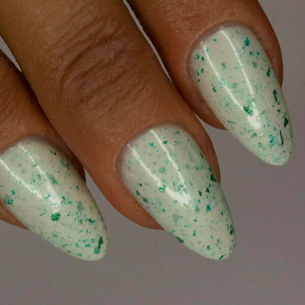 Nail polish swatch / manicure of shade Nevermind Apothecary Hemlock