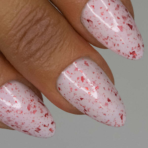 Nail polish swatch / manicure of shade Nevermind Apothecary Oleander