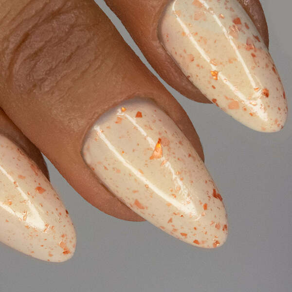 Nail polish swatch / manicure of shade Nevermind Apothecary Angel's Trumpet