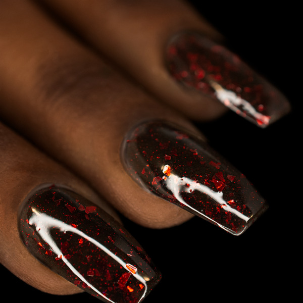 Nail polish swatch / manicure of shade Nevermind Apothecary Heartbreaker