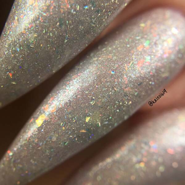 Nail polish swatch / manicure of shade Nevermind Apothecary Seraphim Sword