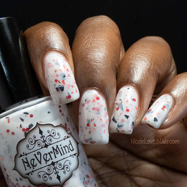 Nail polish swatch / manicure of shade Nevermind Apothecary Imminent Danger