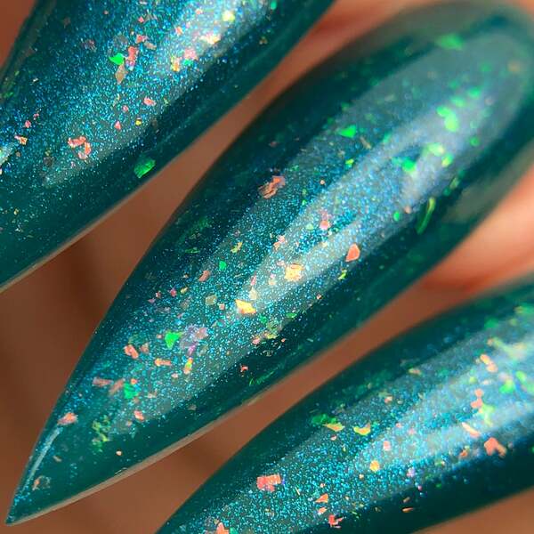 Nail polish swatch / manicure of shade Nevermind Apothecary Undine Spirit