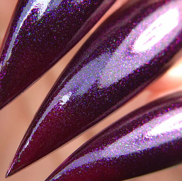 Nail polish swatch / manicure of shade Nevermind Apothecary Glam Trash