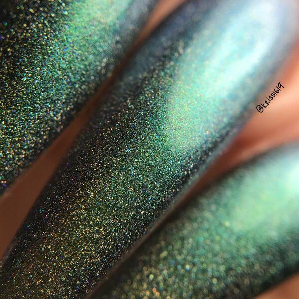 Nail polish swatch / manicure of shade Nevermind Apothecary Aamon