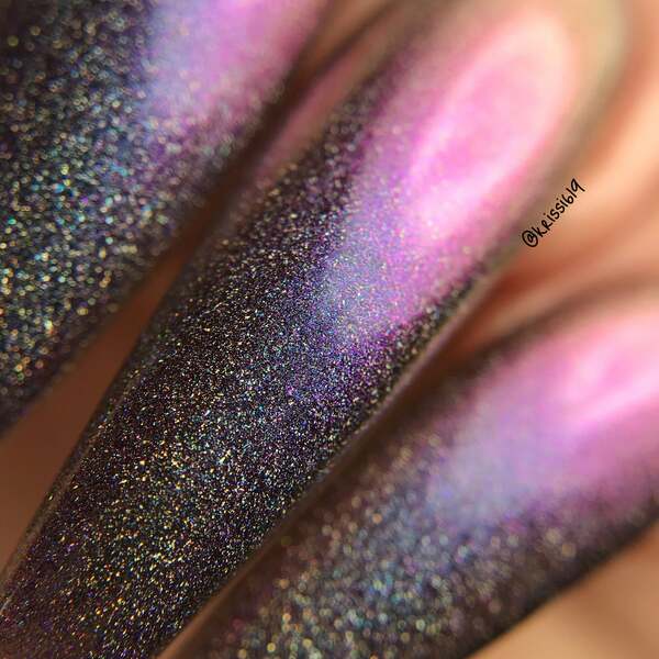 Nail polish swatch / manicure of shade Nevermind Apothecary Furfur