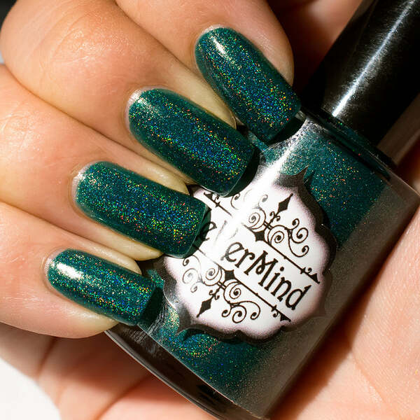 Nail polish swatch / manicure of shade Nevermind Apothecary Xylophilia