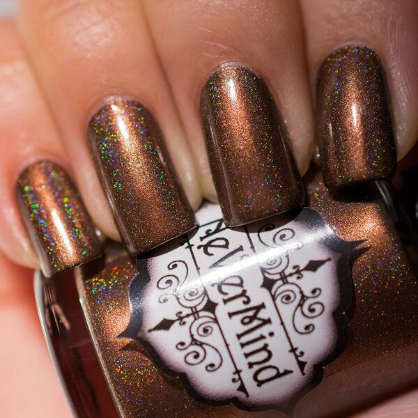 Nail polish swatch / manicure of shade Nevermind Apothecary Bibliophilia