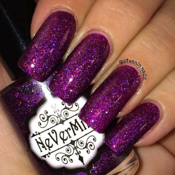 Nail polish swatch / manicure of shade Nevermind Apothecary My Garden of Magic