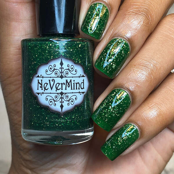 Nail polish swatch / manicure of shade Nevermind Apothecary Saturnalia