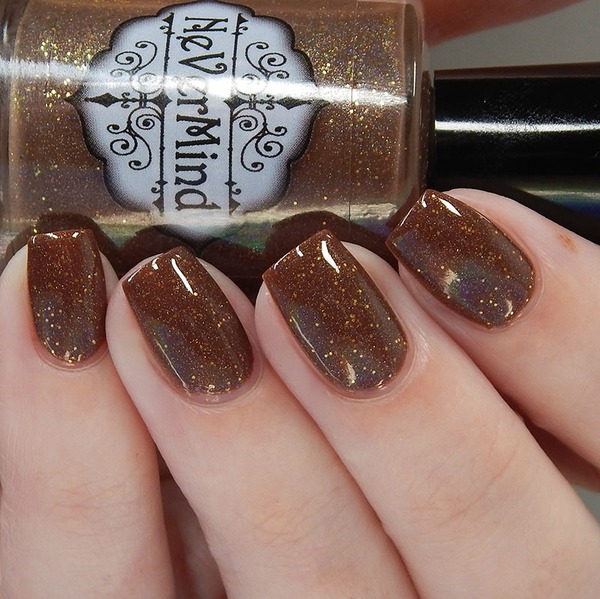 Nail polish swatch / manicure of shade Nevermind Apothecary Eevee