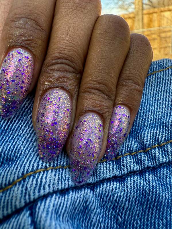 Nail polish swatch / manicure of shade Death Valley Nails Fugazi Feelings