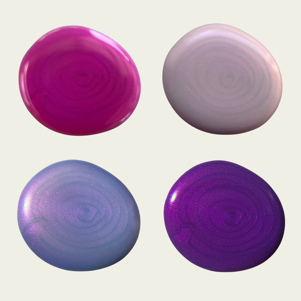 Nail polish swatch / manicure of shade Death Valley Nails Perennial