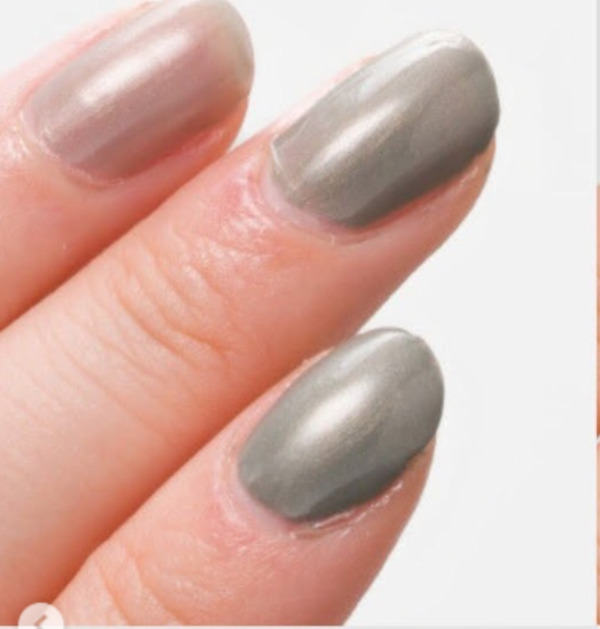 Nail polish swatch / manicure of shade Canmake Palm Leaf