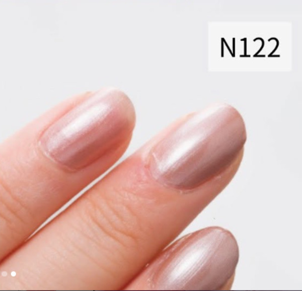 Nail polish swatch / manicure of shade Canmake Sand Memory