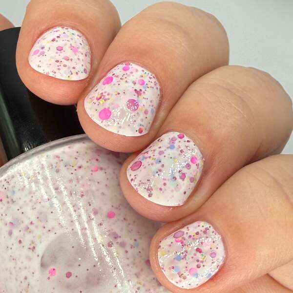 Nail polish swatch / manicure of shade Noodles Nail Polish Sweetheart