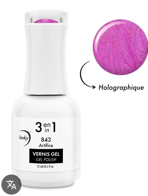 Nail polish swatch / manicure of shade Looky Artifice