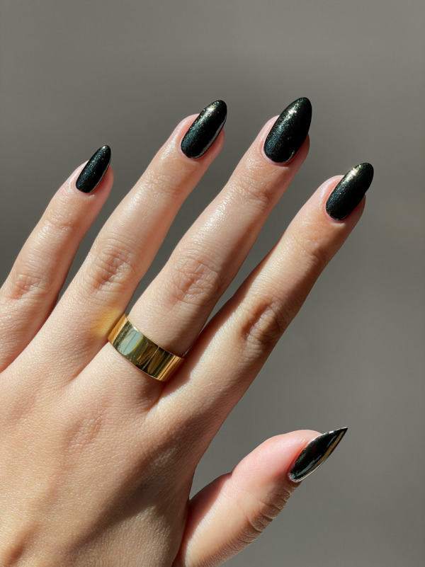 Nail polish swatch / manicure of shade Lights Lacquer Capricorn