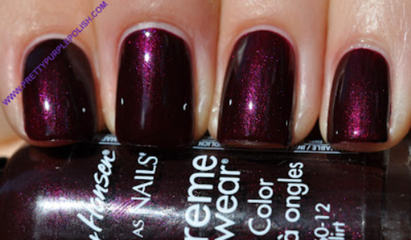 Nail polish swatch / manicure of shade Sally Hansen Xtreme Wear Flirt