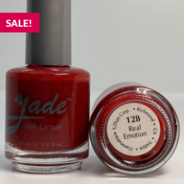 Nail polish swatch / manicure of shade Jade Real Emotion