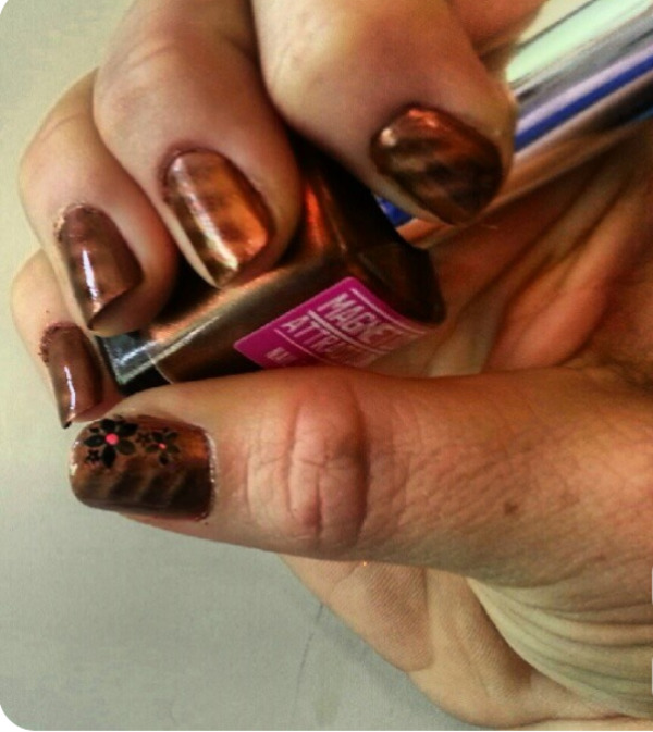 Nail polish swatch / manicure of shade Pure Ice Electra Fy Me