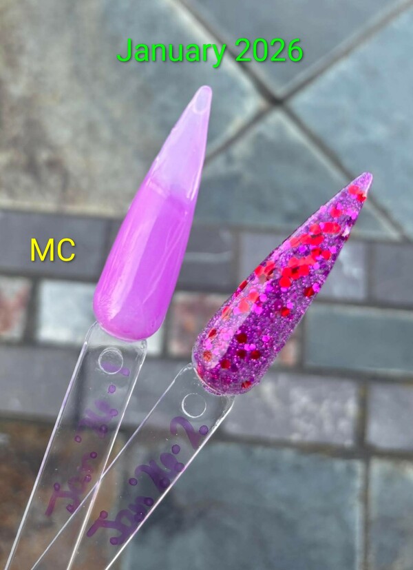 Nail polish swatch / manicure of shade Revel January 1