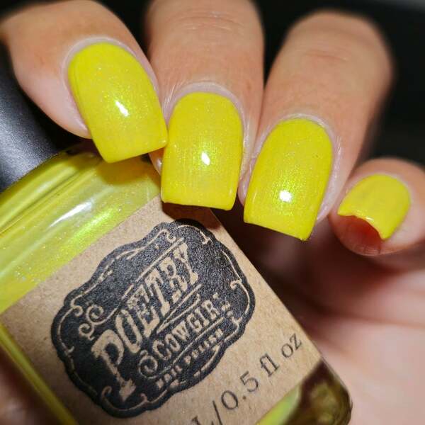 Nail polish swatch / manicure of shade Poetry Cowgirl Banana Daiquiri