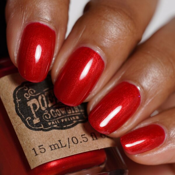 Nail polish swatch / manicure of shade Poetry Cowgirl Hot Rod