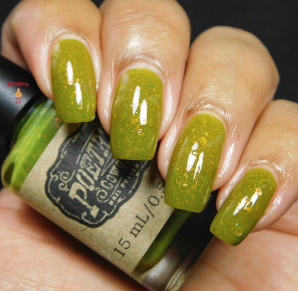 Nail polish swatch / manicure of shade Poetry Cowgirl Haunted Harvest