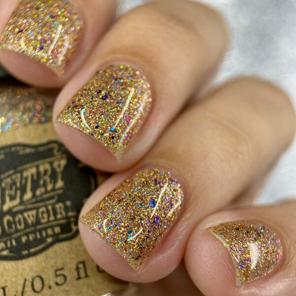 Nail polish swatch / manicure of shade Poetry Cowgirl Buckle Bunny
