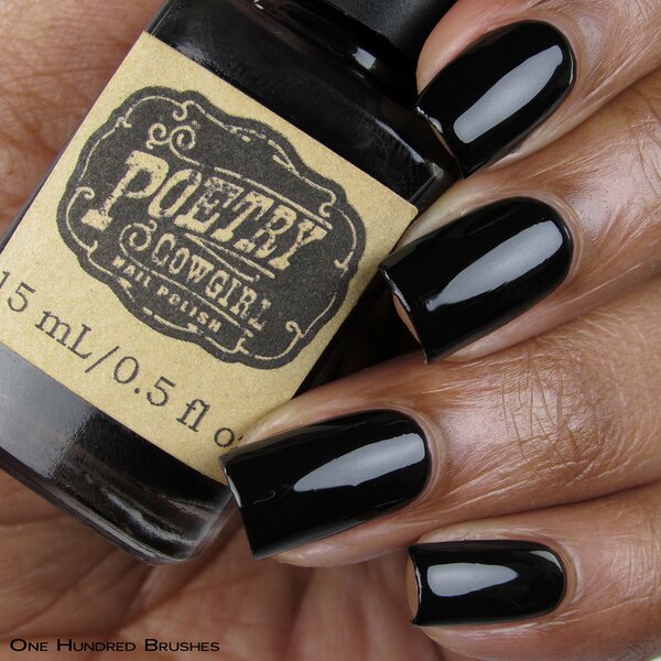 Nail polish swatch / manicure of shade Poetry Cowgirl Inkwell