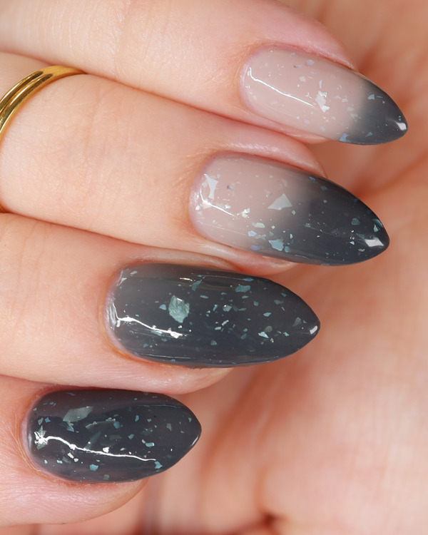 Nail polish swatch / manicure of shade Arcana Lacquer Them Bones