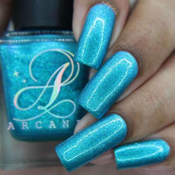 Nail polish swatch / manicure of shade Arcana Lacquer Arcane Tides
