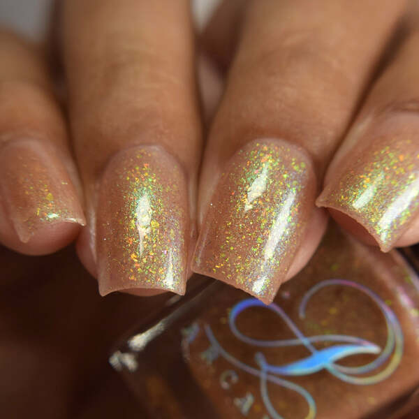 Nail polish swatch / manicure of shade Arcana Lacquer Sea's End