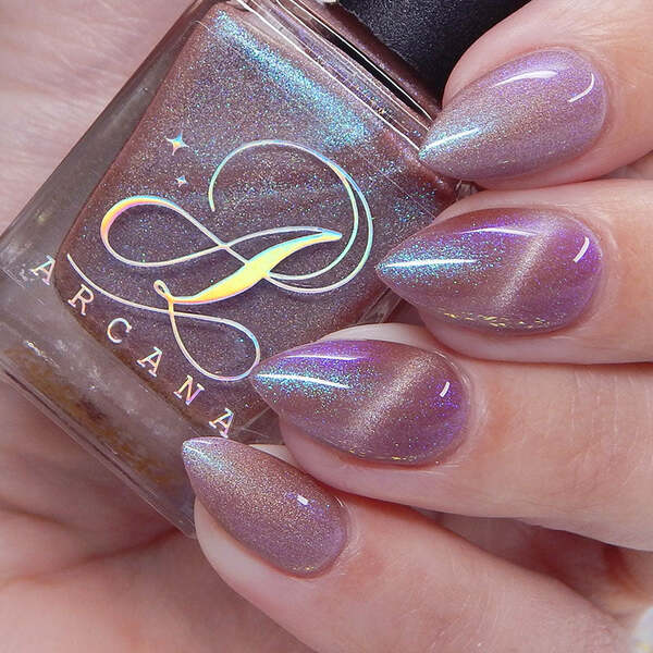 Nail polish swatch / manicure of shade Arcana Lacquer A Trip through the Woods