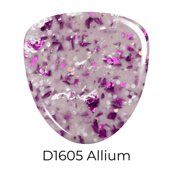 Nail polish swatch / manicure of shade Revel Allium