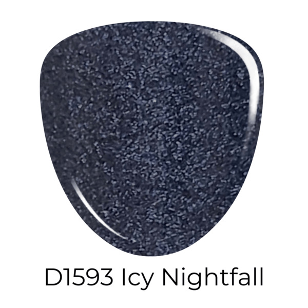 Nail polish swatch / manicure of shade Revel Icy Nightfall