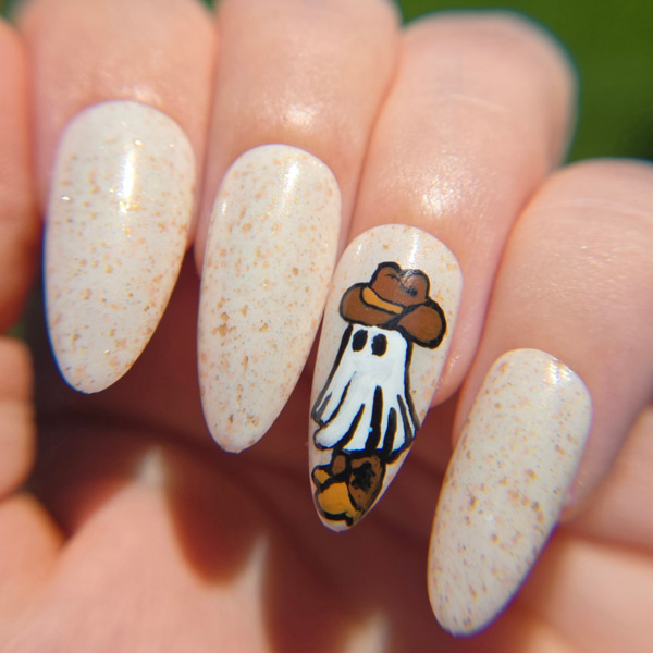 Nail polish swatch / manicure of shade Tyler's Trinkets Ghost Town