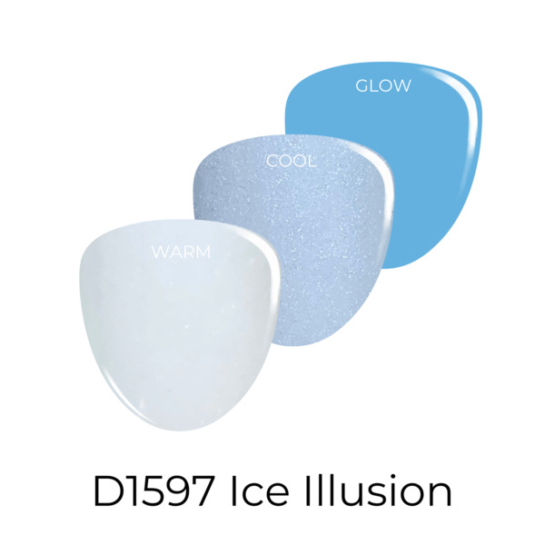 Nail polish swatch / manicure of shade Revel Ice Illusion