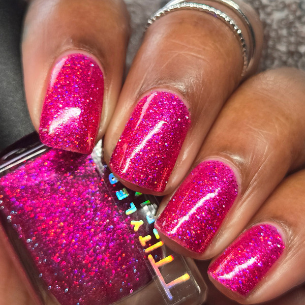Nail polish swatch / manicure of shade Tyler's Trinkets Cute and Savage