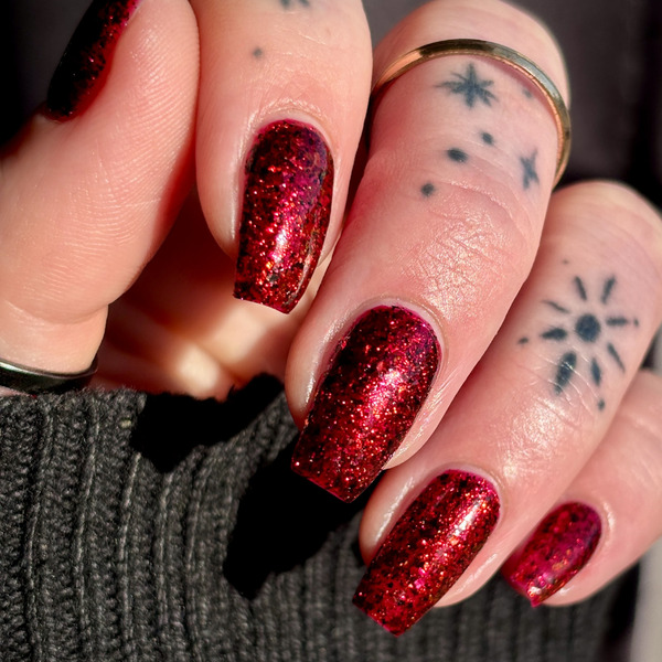 Nail polish swatch / manicure of shade Tyler's Trinkets Fit Check For My Napalm Era