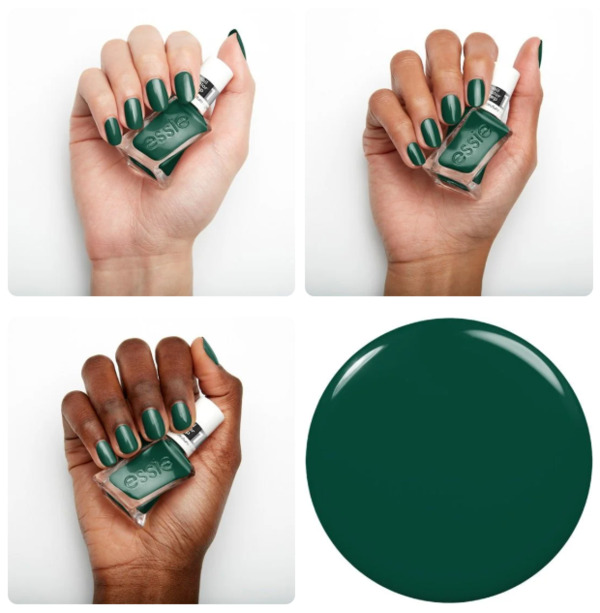 Nail polish swatch / manicure of shade essie In-Vest In Style