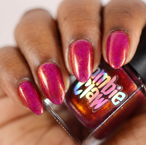 Nail polish swatch / manicure of shade Zombie Claw Princess of Hell